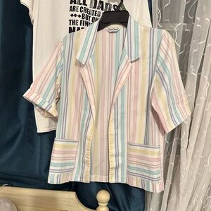 Striped Multicolor Blazer